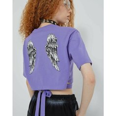 Топ Gloria Jeans Ready! Steady! Go!, размер 14-16л/164-170, фиолетовый