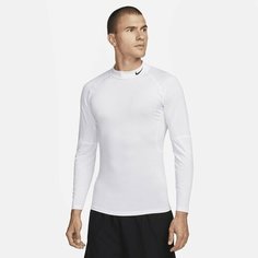 Термобелье верх NIKE Pro Dri-FIT Fitness Mock, размер S, белый