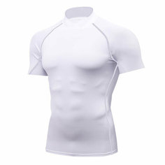 Футболка спортивная, размер 2XL, белый Tang Junjin