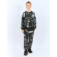 Костюм спортивный KETMIN спортивный детский с брюками, размер 116, черный