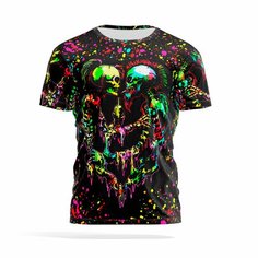 Футболка PANiN Brand, размер XXXL, черный