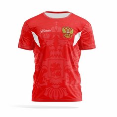 Футболка PANiN Brand, размер XXS, белый, красный