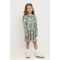 Платье crockid КР 5846/холодная мята,зайчики к527, размер 60/116, зеленый