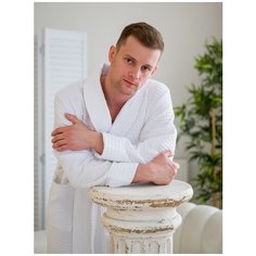 Халат PandaHug, размер 48-50, белый