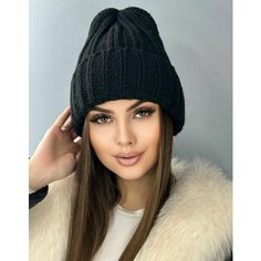 Шапка Осень-зима, размер 50-58, черный BGT Trend