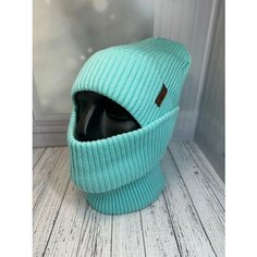 Шапка бини , размер единый, бирюзовый Daisyshop