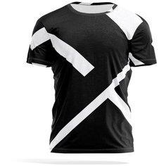 Футболка PANiN Brand, размер XXXL, белый, черный