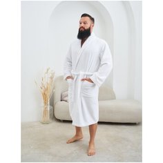 Халат xalat.me, размер 40-42, белый