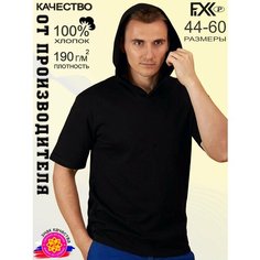Футболка FIXXSELFIXX, размер 56, чёрный