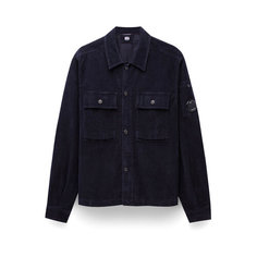 Рубашка C.P. COMPANY corduroy buttoned utility overshirt, размер 54, темно-синий