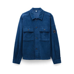 Рубашка C.P. COMPANY corduroy buttoned utility overshirt, размер 54, синий
