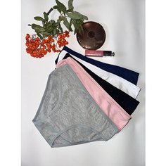 Трусы Knitting Expert, комплект из 5 шт., размер 5xl, белый