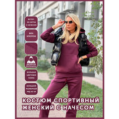 Костюм спортивный Winenergy, размер 46, бордовый