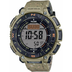 Наручные часы CASIO Pro Trek, хаки, бежевый, черный