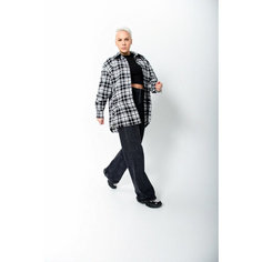 Рубашка , размер 44-46/170-176, черно-белый Lookretia