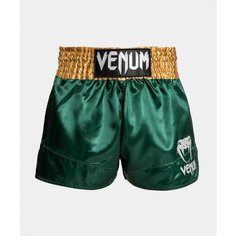 Шорты спортивные Venum, размер 2XL, золотой, зеленый, белый