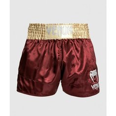 Шорты спортивные Venum, размер 2XL, золотой, бордовый, белый