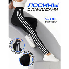 Брюки спортивные с лампасами, размер M, черный ivi Home