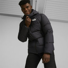 Пуховик PUMA Down Puffer, размер L, чёрный