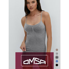Майка Omsa OMSA MELANGE, 1 шт., размер 46/48 (M/L), grigio melange