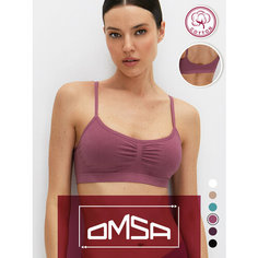 Кроп-топ Omsa OMSA COTTON, 1 шт., размер 48, черный