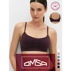 Кроп-топ Omsa OMSA COTTON, 1 шт., размер 48, черный