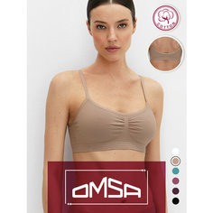 Кроп-топ Omsa OMSA COTTON, 1 шт., размер 48, beige