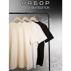 Футболка TexDress, размер S, черный, белый