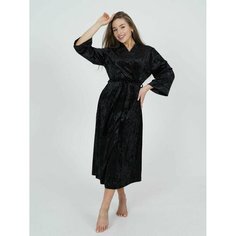 Халат LOVETEX.STORE, размер 48, черный