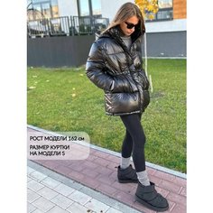 Пуховик , размер M, черный Soroka Brand
