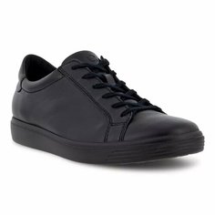 Кеды ecco SOFT CLASSIC W, полнота F (EU)/ на среднюю стопу, размер 39, черный