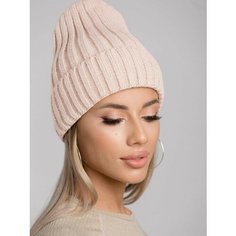 Шапка бини INVERNO, размер 54-58, розовый