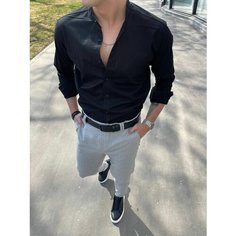 Рубашка SKOS Fashion, размер M, черный