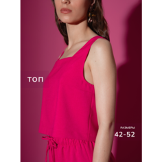 Топ MONOGAMY, 1 шт., размер 48, фуксия