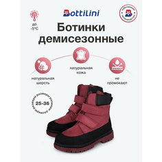Ботинки Bottilini, размер 25, розовый