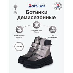 Ботинки Bottilini, размер 36, серебристый