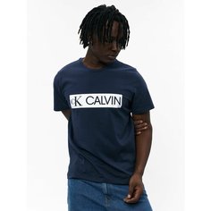 Футболка CALVIN KLEIN, размер L, синий