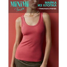 Майка MiNiMi, размер 48/L, коралловый