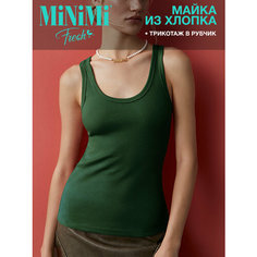 Майка MiNiMi, размер 48/L, зеленый