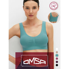 Кроп-топ Omsa OMSA COTTON, 1 шт., размер 50 (XL), menta