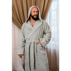 Халат BIO-TEXTILES, размер 44-46, светло-серый