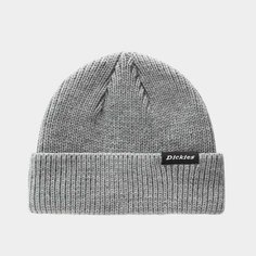 Шапка бини Dickies Woodworth Beanie, размер OneSize, серый