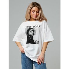 Футболка, 1 шт., размер one size, белый Нет бренда