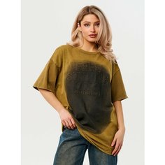 Футболка, 1 шт., размер one size, хаки/оливковый Нет бренда