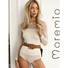 Боди Moremio, размер 42, бежевый