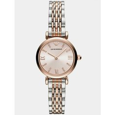 Наручные часы EMPORIO ARMANI, серебристый/розовое золото