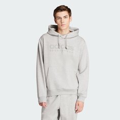 Худи adidas, размер L, , medium grey heather