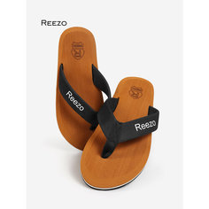 Шлепанцы Reezo, размер 2XL, бежевый/черный