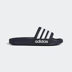 Шлепанцы adidas Adilette Shower, размер 8 UK, legend ink / cloud white / legend ink