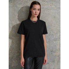 Футболка Uzcotton, размер 40-42\XXS, чёрный